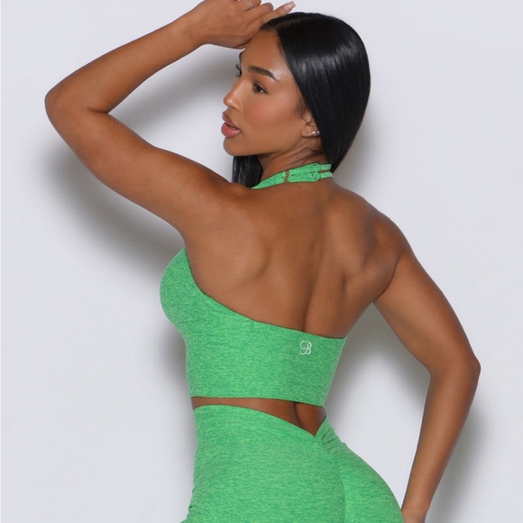 Bombshell Sportswear Green Halter Top - Picture 2 of 4
